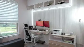 Transforming my Sister's Home Office / Desk Setup 2024