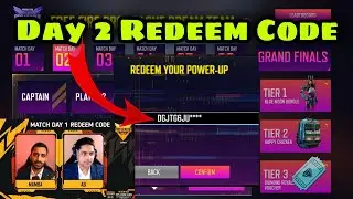 FREE FIRE PRO LEAGUE DAY 2 REDEEM CODE|FREE FIRE POWER UP REDEMPTION CODE|FREEFIRE TODAY REDEEM CODE
