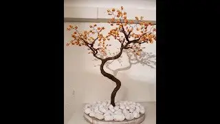 arbol de alambre bonsai