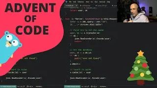 LIVE Solving The Advent Of Code Puzzles In Golang