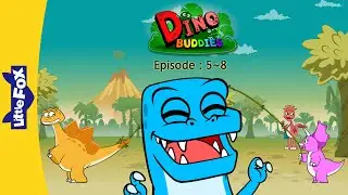 Dino Games | Dino Buddies 5-8 | Dinosaurs | Little Fox | Bedtime Stories