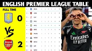 🚨ENGLISH PREMIER LEAGUE TABLE UPDATES TODAY| MATCH WEEK 02 ASTON VILLA VS ARSENAL