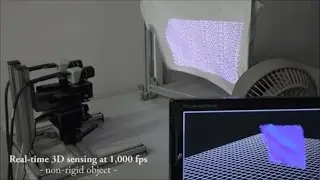 High-speed 3D Sensing with Three-view Geometry using a Segmented Pattern
