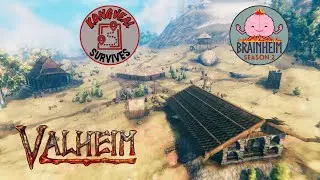 Brainhiem S2 E15: Expanding And Improving My Cambodian Village | Valheim