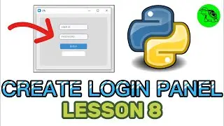 How To Create Entry Panel? - Python Customtkinter Lesson 8