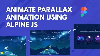 Adding Parallax Effect to Html/css prototype using Alpine JS