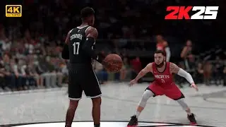 NBA 2K25  ► Houston Rockets vs Brooklyn Nets | Next-Gen ULTRA Graphics Gameplay [4K60FPS]