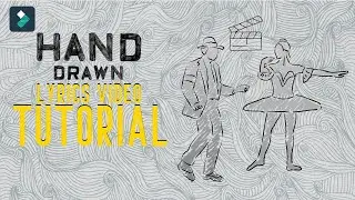 How to Make a Hand Drawn Animated Lyrics Video | Filmora X Tutorial