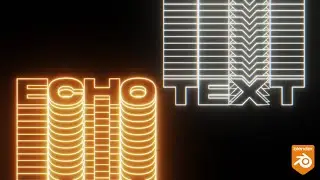 Retro Text Effect in Blender