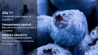 MEDITACIÓN DÍA 11: COMIENDO PARA LOGRAR EL EQUILIBRIO - Salud Perfecta - Deepak Chopra