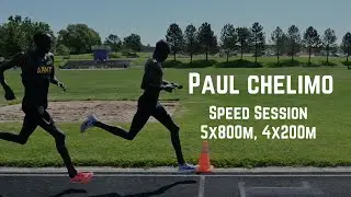 Paul Chelimo - Speed Session (5x800m, 4x200m)