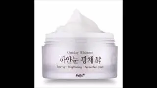 Nella Oneday Whitener, White Snow Whitening and Brightening Fermented Cream, Radiant Tone Up, Korean