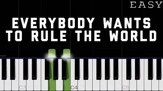 Tears For Fears - Everybody Wants To Rule The World | EASY Piano Tutorial