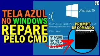 ERRO de TELA AZUL no WINDOWS ou REINICIANDO na TELA de REPARO AUTOMÁTICO do WINDOWS [RESOLVIDO]