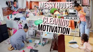 EXTREME CLEANING MOTIVATION 2020 | REAL LIFE MESSY HOUSE CLEAN WITH ME | WORKING MOM MOTIVATION