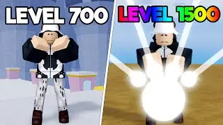 UPEI DO LEVEL 700 AO 1500 SENDO O KUMA DE PAW NO BLOX FRUITS - ROBLOX