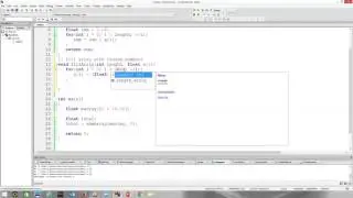 C Functions, Arrays as Parameters,
