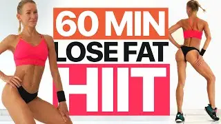 60 MIN FULL BODY INTENSE FAT LOSS HIIT WORKOUT [ At Home ]