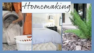 EVERYDAY SUMMER HOMEMAKING | Home Updates + Easy Dinner & Freezer Meal