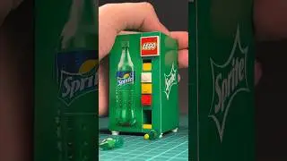 Working Lego Soda Vending Machine with Safe #lego