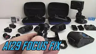 How to Focus A129 Rear Camera Disassemble Dash Cam