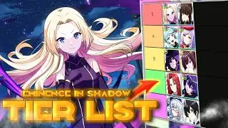 BLUE CHARACTERS TIER LIST!! (Eminence in Shadow: Master Of Garden)