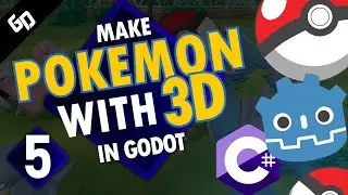 Pokemon RPG in GODOT 3D C# Tutorial Episode 5 Screen Tint