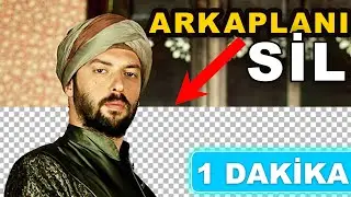 1 DAKİKADA FOTOĞRAFLARDA ARKA PLAN SİLME ✨