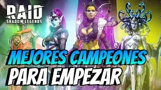 ▶️🔥MEJORES campeones para EMPEZAR BIEN en RAID SHADOW LEGENDS