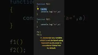 JavaScript: that's why always declare variable. Local but Global Scope.#ytshorts #javascript #coding