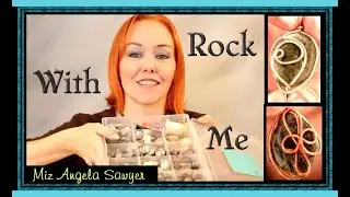 DIY -  HOW TO WRAP ROCKS FOR JEWELRY | ORNAMENTAL WIRE WRAPPED ROCKS