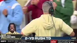 Jamal Haynes Touchdown Gives Georgia Tech a 4th Quarter Lead | #10 Florida State vs Georgia Tech