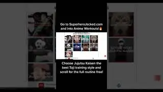 Toji Fushiguro Workout Routine(s) from Jujutsu Kaisen! 💪🏼