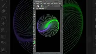 Create the spirograph effect in adobe illustrator#tutorial #graphics#spirograph#designer#design