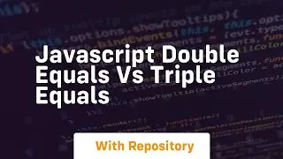 javascript double equals vs triple equals