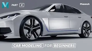 How to Model a CAR in Maya for BEGINNERS | Part - 04 | Completion of The Front Part | Pixeench