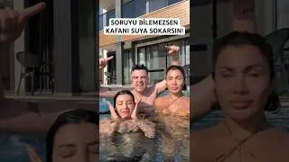 Semih Varol | SORUYU BİLEMEZSEN KAFANI SUYA SOKARSIN!😎 | #semihvarol #shorts