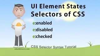 CSS UI Element States Selectors Tutorial