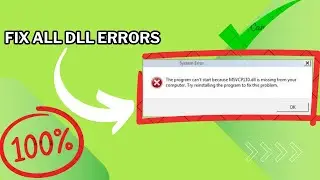 Fix All Dll File Errors In Windows (NEW)