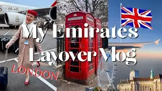 A day in the LIFE of an EMIRATES Cabin Crew ✈️ | From START to FINISH | 24 Hours In London ✨ Vlog ✨