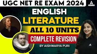 UGC NET English Literature Marathon | UGC NET English 10 Units Complete Revision By Aishwarya Puri