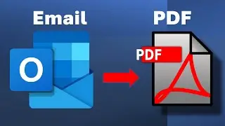 How to print or convert email to PDF without cutting in Outlook