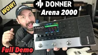 Donner Arena 2000 Beginner Guide Demo Review - Guitar Multi Effects