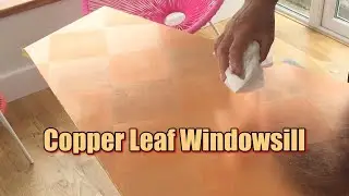 Beautiful Gold Leaf And Copper Leaf Window Sills