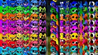 All Colors Smiling Critters VS All Colors Rainbow Friends Friday Night Funkin (FNF Mod)