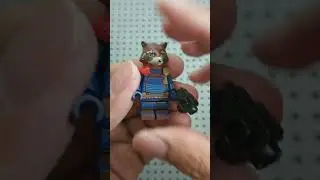 Unofficial Lego Rocket Raccoon Avengers Endgame Suit custom minifigures #shorts