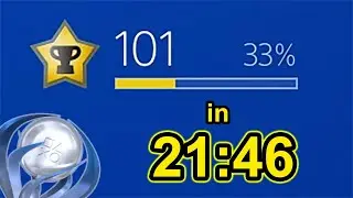 PSN Trophies Level 100 in 21:46