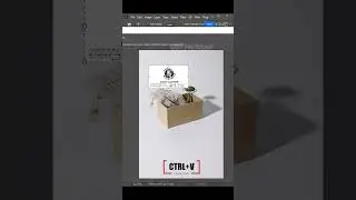 Create Professional Cardboard Box Mockups in Photoshop 2024 #photoshop  #shorts