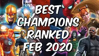 Best Champions Ranked February 2020 - Seatins Tier List - Marvel Contest of Champions