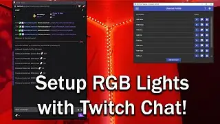 How to setup RGB Lights with Twitch Chat Commands / Channel Points with IFTTT, Mix It Up Bot, Nexlux